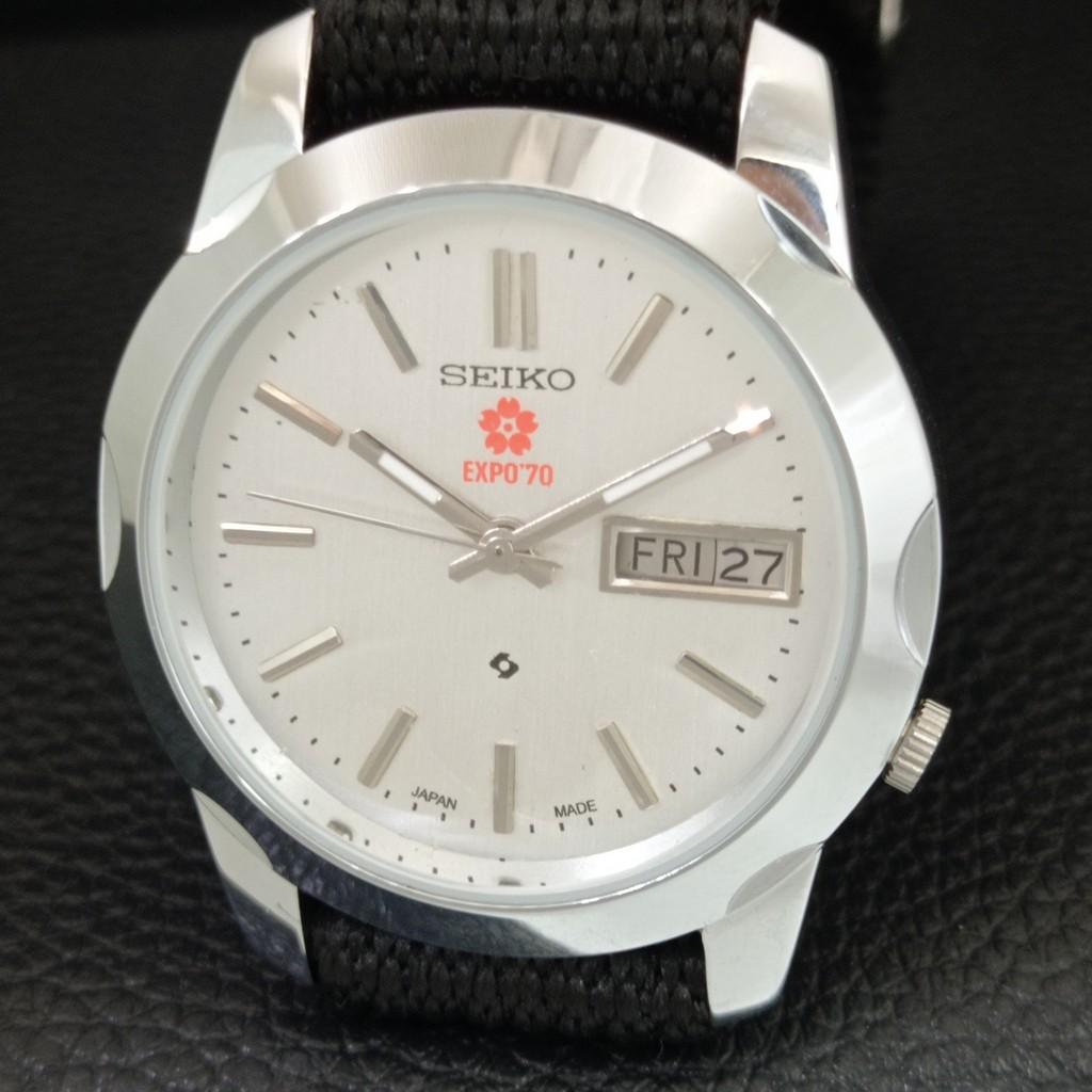VINTAGE SEIKO EXPO 70 AUTOMATIC 7009A REFURBISHED JAPAN MENS WATCH a445808-1
