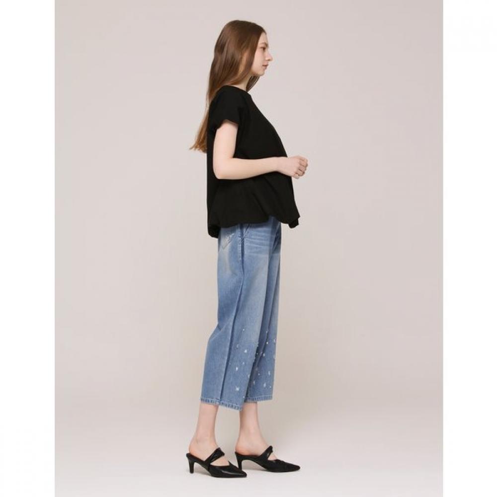 SON JUNG WAN Curved Denim Pants Zjl6161141