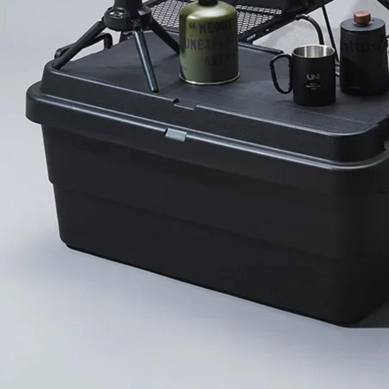 New Arrival Camping Picnic Cargo Box with Lid, Large Capacity Trunk Organizer for Car Storage