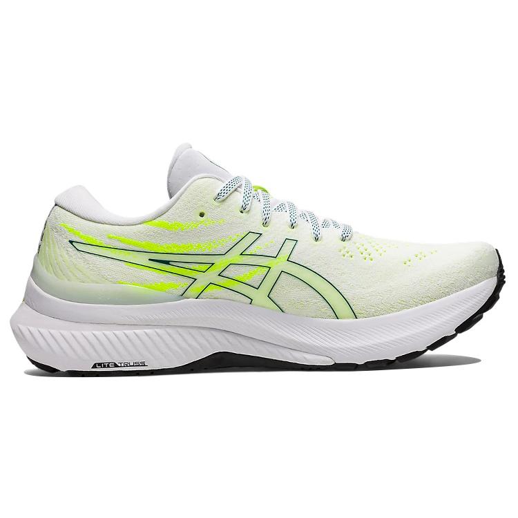 New Asics Gel Kayano 29 White Velvet Pine Safety Yellow Women's 1012B272-100