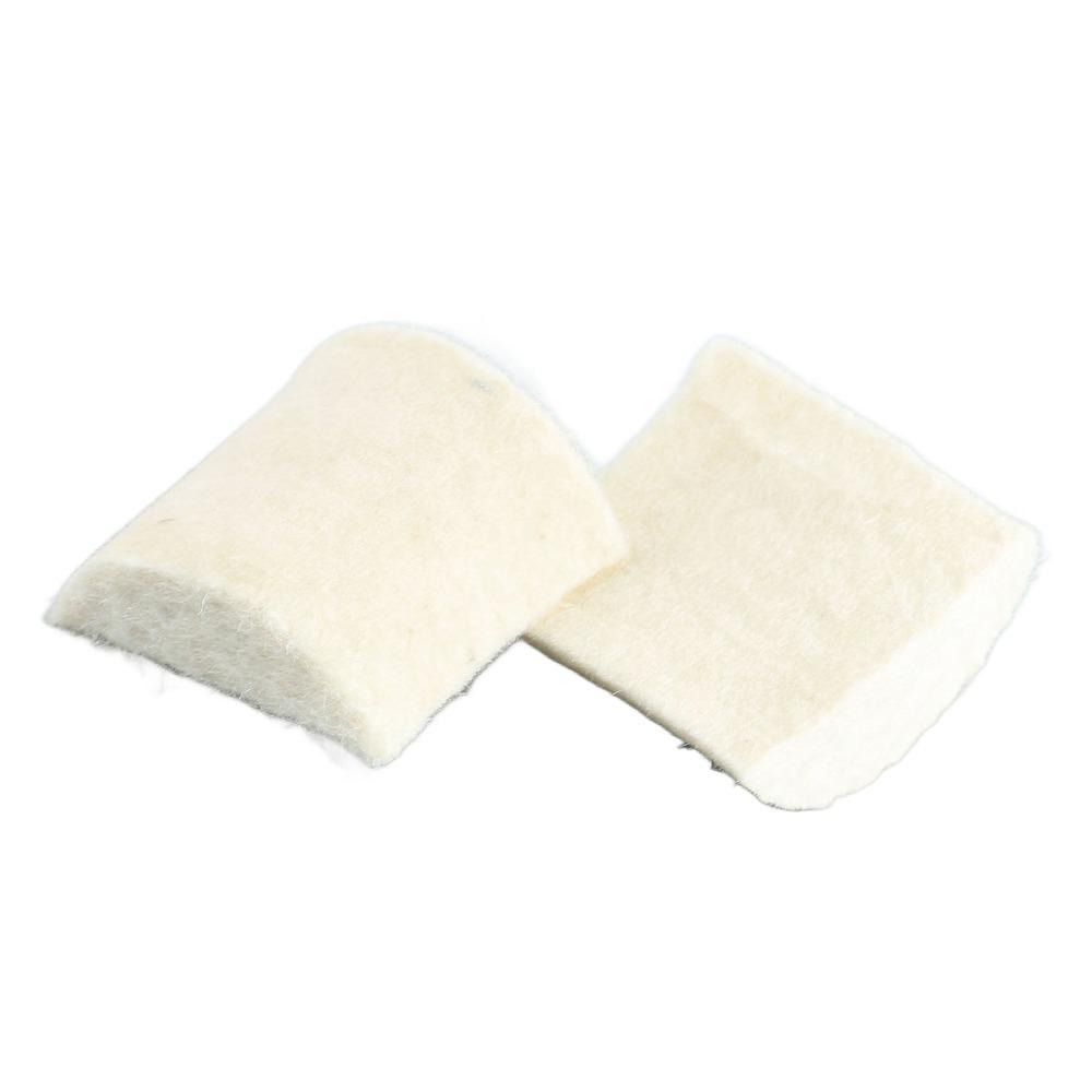 2PCS Lightweight Design Drum Pedal Beater Felt Material Replacement Beater Pads For Drummers