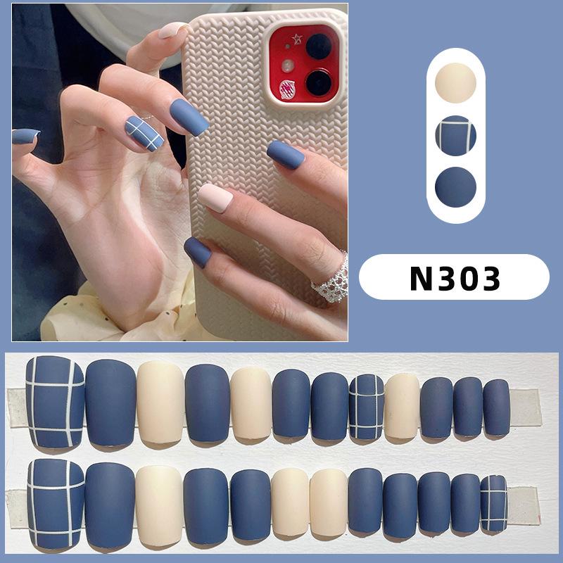 

Сине-белые летние цветные блоки отбеливающие накладные наклейки для нейл-арта