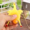 Squeeze Tricky Novelty Gadgets Halloween Gift Pranks Chickens Lay Eggs Keychain Funny Vent Toys