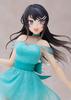 Taito Rascal Does Not Dream of Bunny Girl Senpai Coreful Figure Sakurajima Mai Clear Dress Ver.