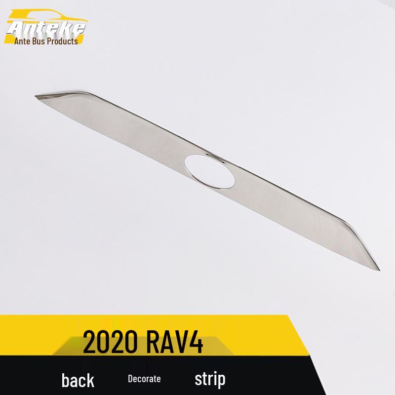 2020 RAV4 Rear Trim Bright Strip & Tailgate Anti-Scratch Patch
