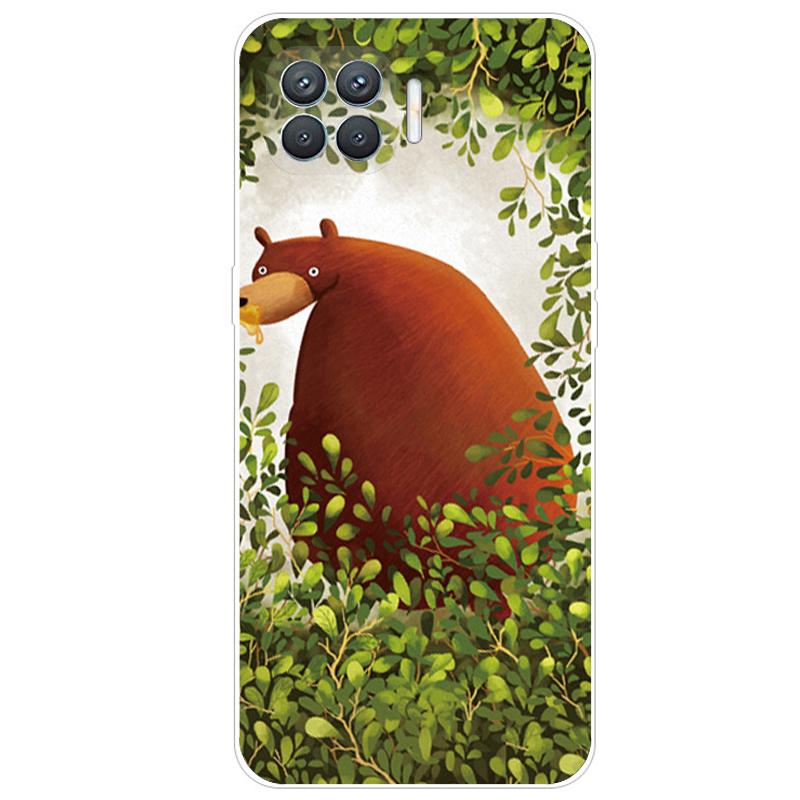 For OPPO Reno4 Lite Case Reno5 Lite Shockproof Soft Silicone TPU Back Cover For OPPO Reno 5 4 Lite Phone Cases Case Cute Cartoon