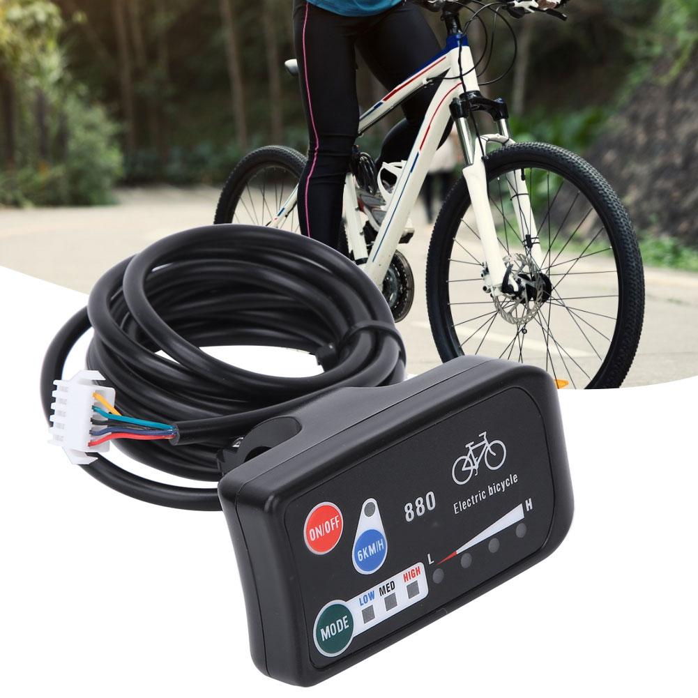 KT- LED880 Bike for SM Normal Connector Control Panel Display Meter Bicycle Modification Electric Accessory