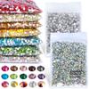Factory Wholesale Flat Back Nail Bulk Rhinestone 200 Colors S6-SS30 Flatback Stones Crystal Non Hot Fix Rhinestones
