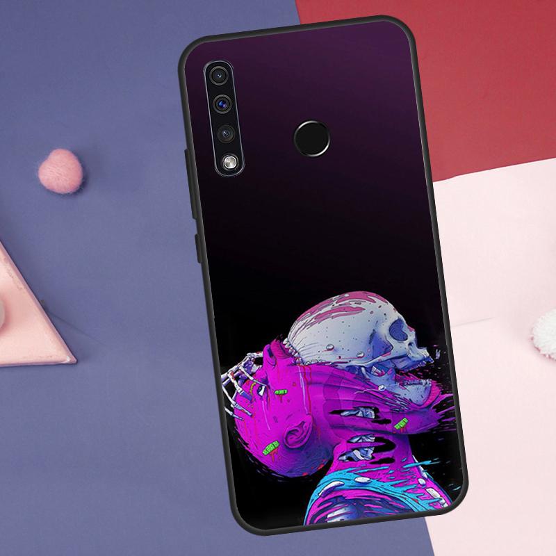 Skull Trippy Octopus Case For Huawei Nova Y72 Y73 Y70 Y90 Y60 Y61 Y91 12s 12i 11i 8i 9 10 SE P30 P40 Lite P60 Pro