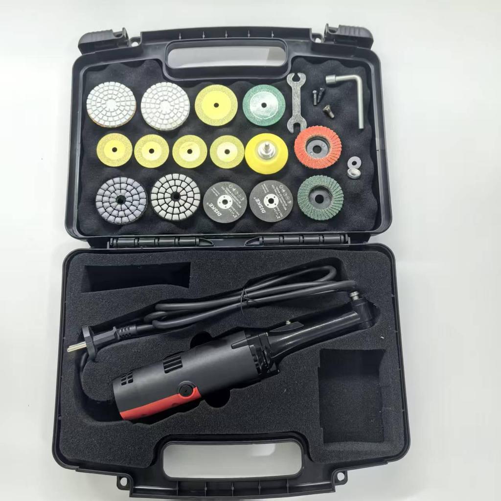 90-Degree Multifunctional Electric Grinder: Seam Polishing, Tile Slotting, and Speed-Control Elbow Tool.