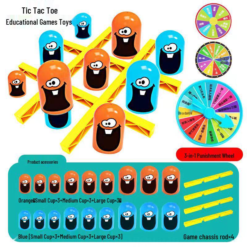 

Международное веселье: Шахматы «Соедини точки», крестики-нолики и кукла для взаимодействия родителя и ребенка в формате игры для двоих