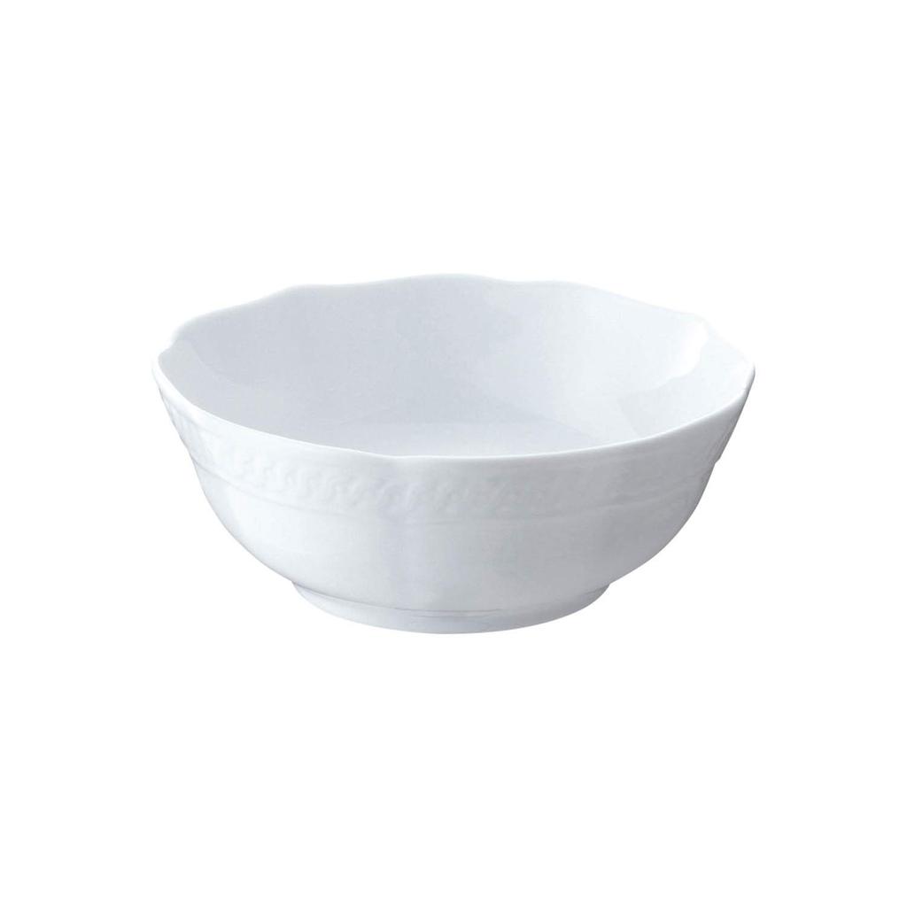 Noritake Bowls 13cm X Cher Microwave and Dishwasher Fine Porcelain (Pair) 365cc, Blanc, Safe, (Premium White), P94806/1655
