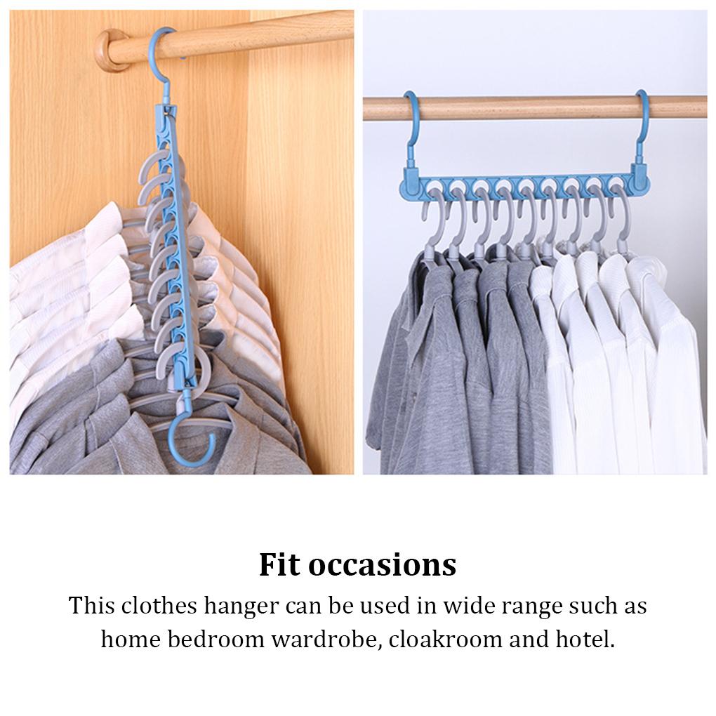 9-otwory szafa wieszak na ubrania antypoślizgowa kurtka płaszcz spinacze do prania zajmujący mało miejsca Organizer do domu sypialnia szatnia Hotel