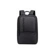 Czarny plecak miejski biznesowy, 22 l, wodoodporny, na laptopa 15,6", elegancki i pojemny. arctic hunter b00529 black.