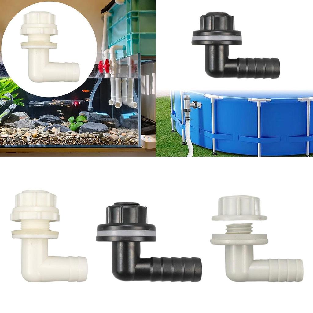 Elbow Connector Hose Nozzle Accessory, Multipurpose Fitting Drainage Connector