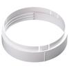 Mobile Air Conditioning Exhaust Duct Connector Circular Sealing Baffle For Panels Supporting Bidirectional Swivel Rotation