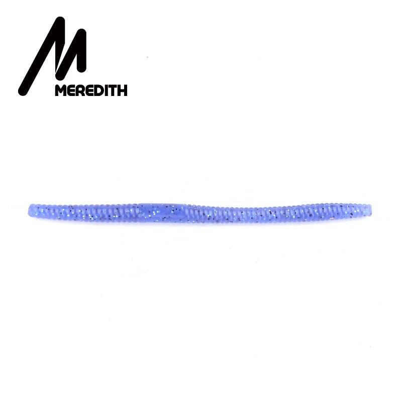 MEREDITH Noodle Worm Soft Bait 140mm 5.3g 10pcs Center Rig Pike Bass JXC05