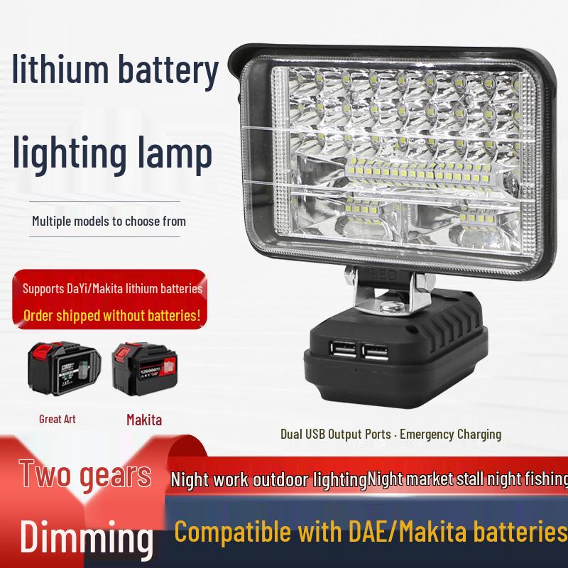 Makita-Compatible High Brightness LED Work Lamp