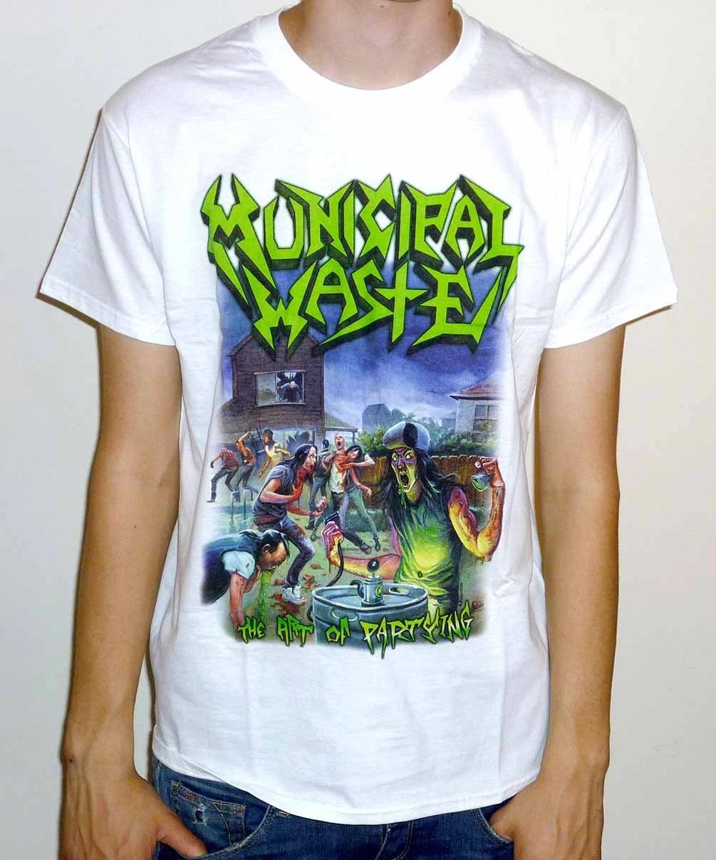 

Municipal Waste The Art Of Partying White Tshirt XL