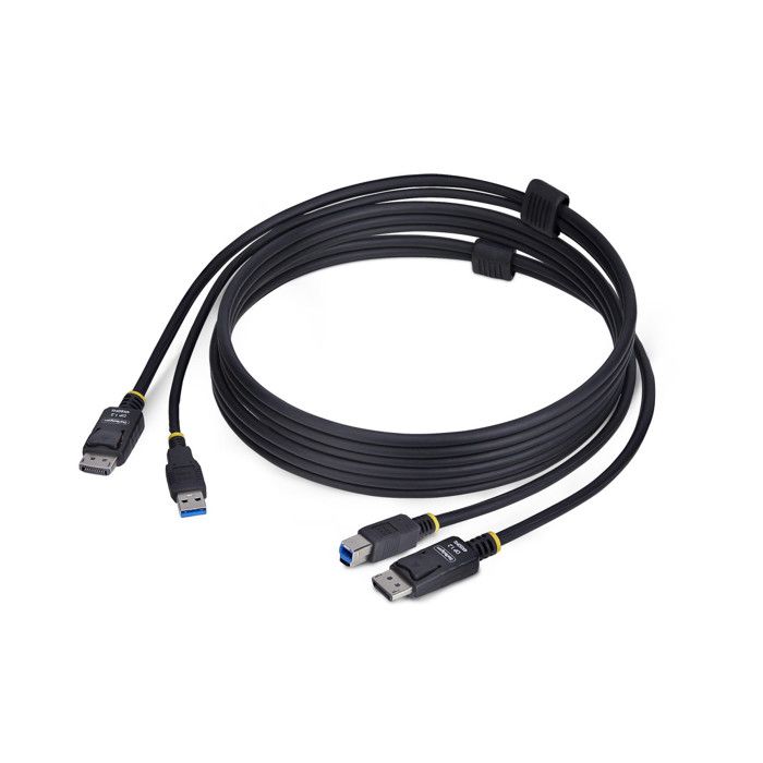 StarTech.Com Cavo KVM DisplayPort E USB 5Gbps 1,8m - 4K 60Hz - Accessori Computer