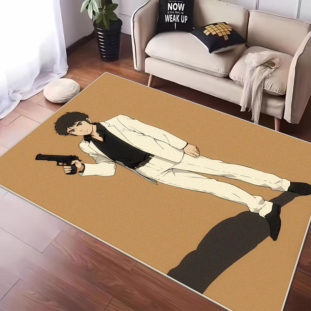 Moderner Stil Großes Wohnzimmer Anpassbare Teppiche Cartoon Heimdekoration Schlafzimmerteppich Maschinenwaschbare Matte für Boden Lounge