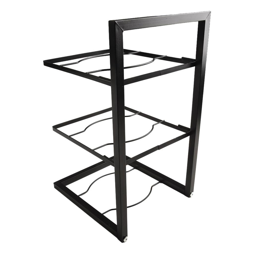 Heavy Duty Pan Rack Under Cabinet Under Sink Storage Light Brightness