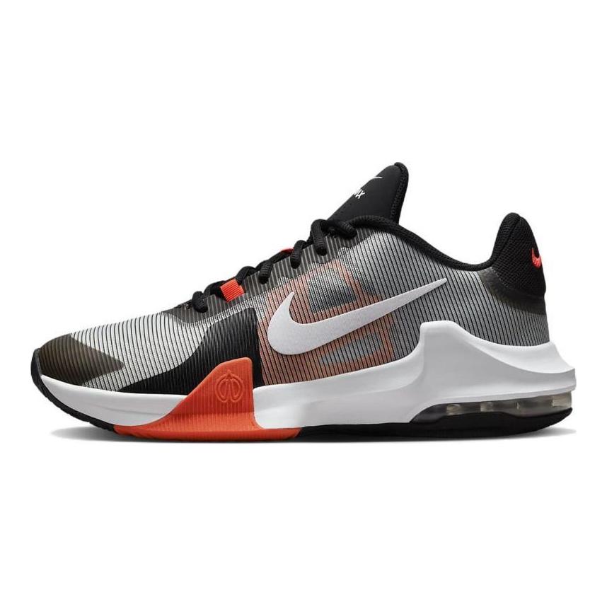 Nike Air Max Impact 4 Black Bright Crimson Sneakers Casual Shoes DM1124-002