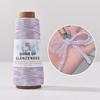 1mm Colorful Gold & Silver Core-Spun Yarn - 150m Hologram Thread for DIY Crochet Bags