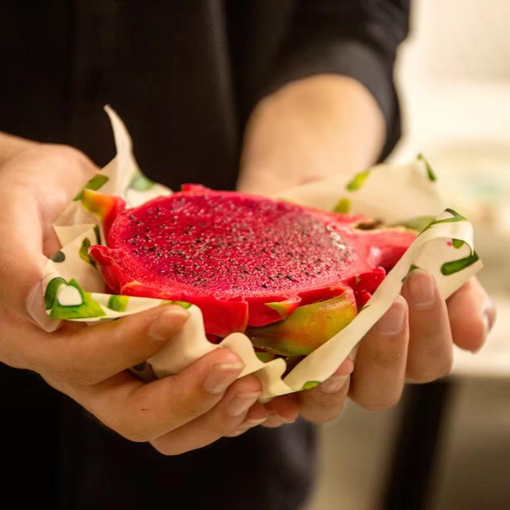 3pcs/Set Reusable Beeswax Wrap Paper Natural Food Wrapping Paper Fresh Keeping Cloth  Sandwich