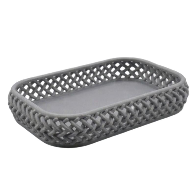 Stylish Multifunctional Organizer Tray Perfect For Home Office Decoration Plastic Storage Basket For Small Items