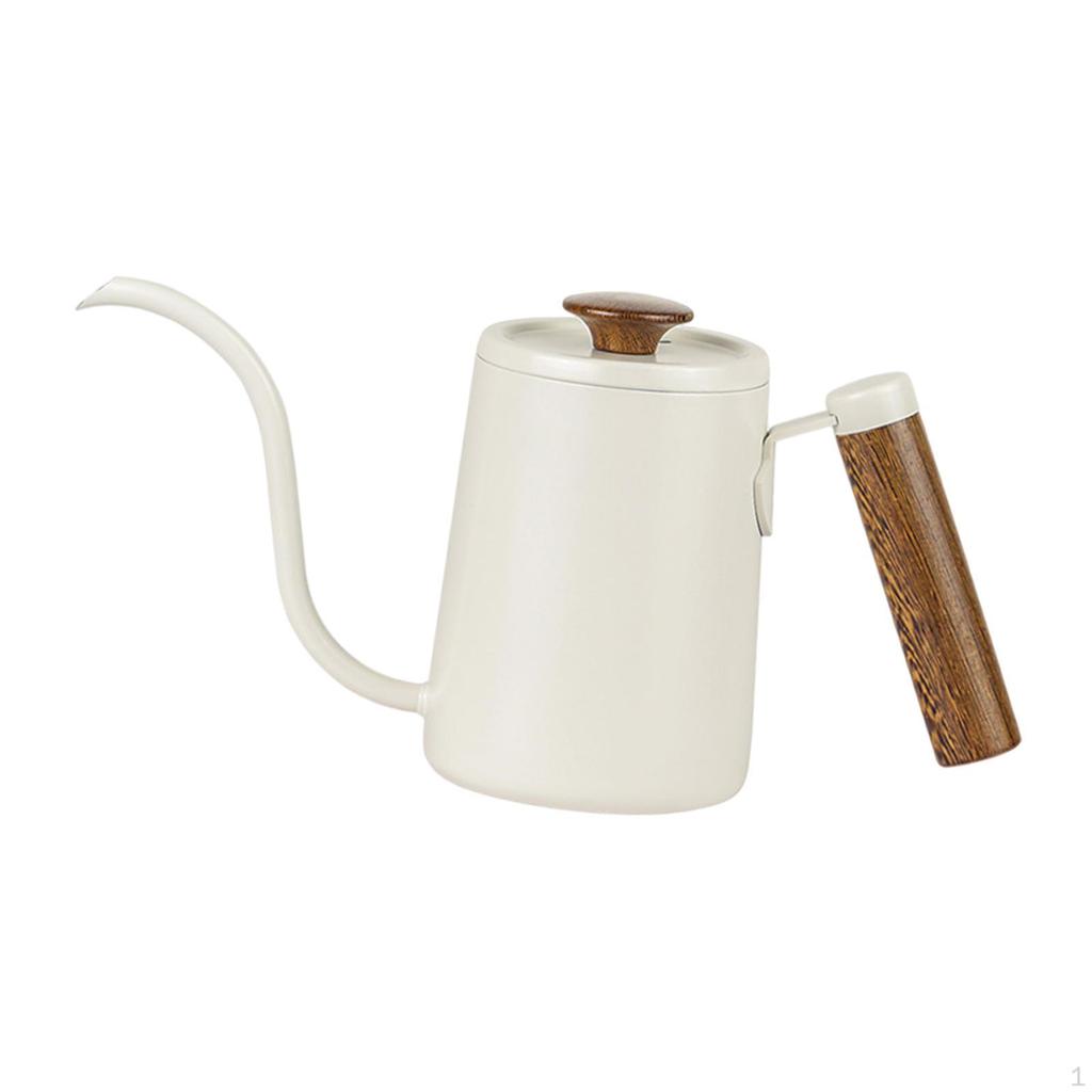 Coffee Gooseneck Kettle, Pour over Big Capacity 600ml, Narrow Drip Tea