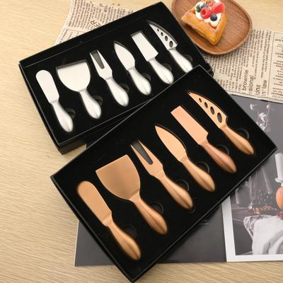 Premium Exquisite 4/6pc Cheese Slicer Cutter Knife Creative Sharp Knife Cheese Kitchen Tool Cake Spatula Butter Knife Cheese Set