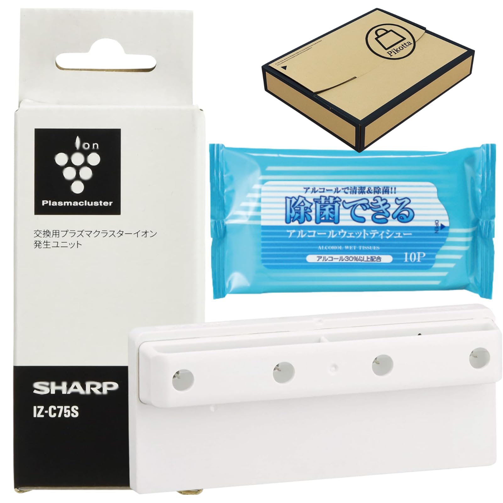 

Genuine Manufacturer Replacement Ion Generator Unit for IZ-C75S Plasmacluster Air Purifier + Alcohol Wipes