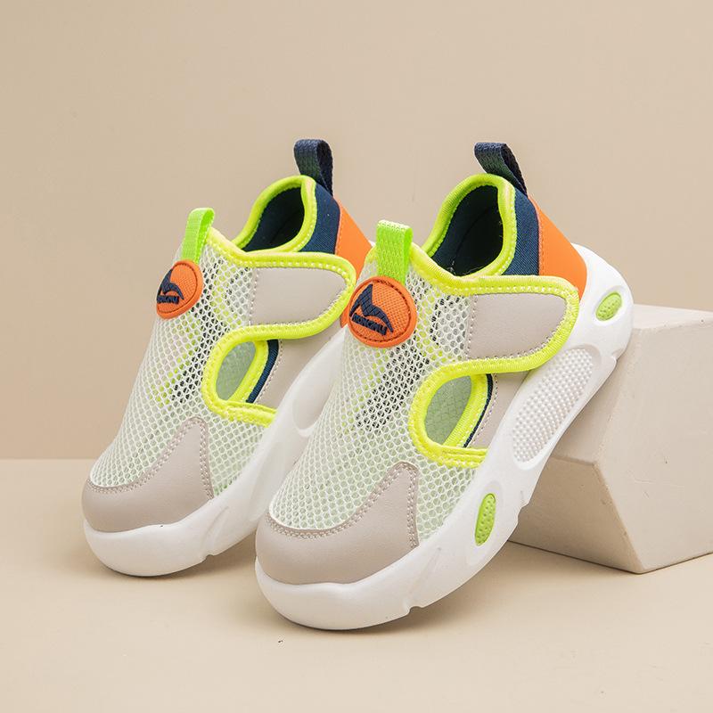 Summer new children's toddler shoes mesh hollowed out boys and girls sandals baby shoes soft sole soft sole children's cloth shoes