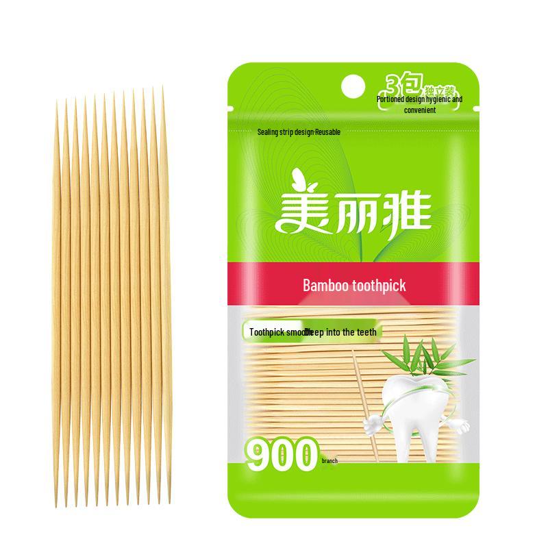 

Зубочистки Meiliya Bamboo с двумя головками