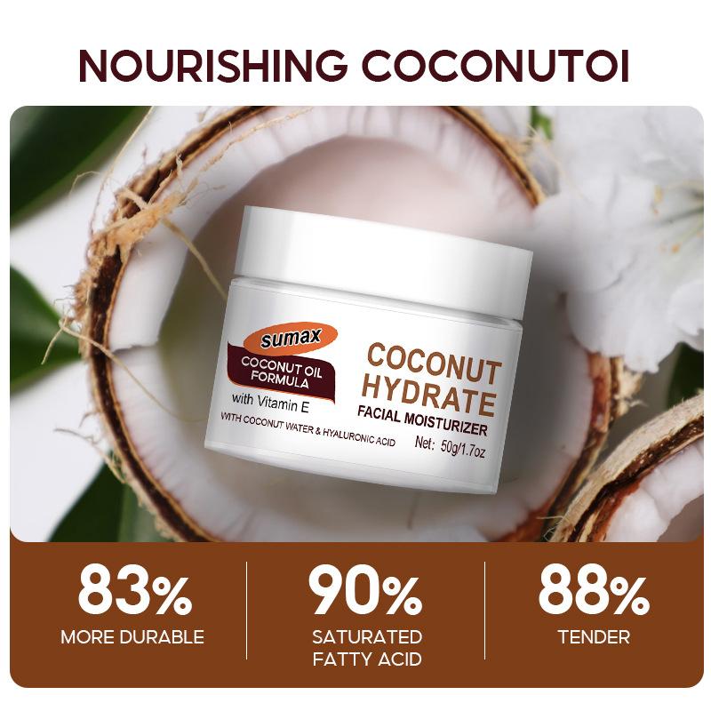 Small Jar Coconut Oil Moisturizing Cream 50g