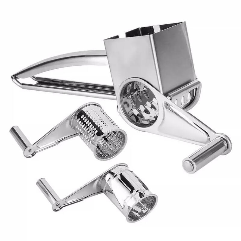 

ZISIZ Stainless Steel Rotary Cheese Grater
