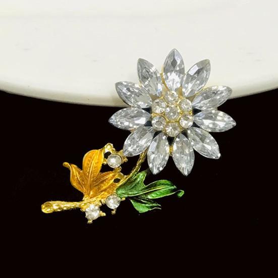 Flower Air Freshener Car Clip Universal Simple Installation Bling Faux