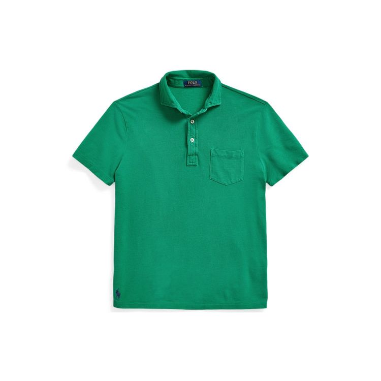 

Polo Ralph Lauren SS22 Поло с коротким рукавом свободного кроя с микро-логотипом Мужские топы Зеленый MNPOKNI1N821664-300 XS