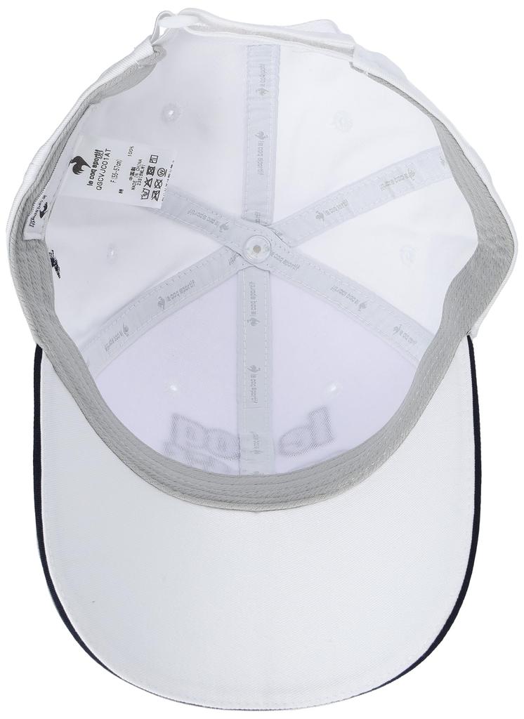 Coq Sportif Golf Cap Cotton Twill Simple Standard Versatility QGCVJC01AT WH00 [Le Golf] [Limited Distribution] Women's (White)