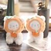 Ins Cute Cute Orange Kitten Pendant Plush Toy Cartoon Bear Bag Hanging Keychain Doll