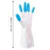 Waterproof Household Cleaning Gloves Long Cuff Thick Textured Dishwashing Gloves Multi-Functional TPR Cleaning Gloves