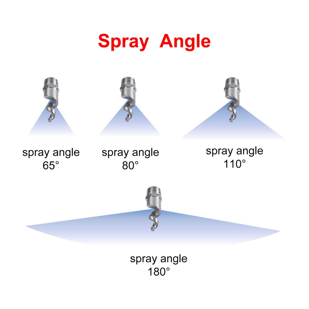 1/4" 3/8" 1/2" 3/4" 1" Male Spiral Cone Spray Nozzle Cooling Tower Cooling Dust Collector Sprinkler Garden Yard Lawn Sprinkler