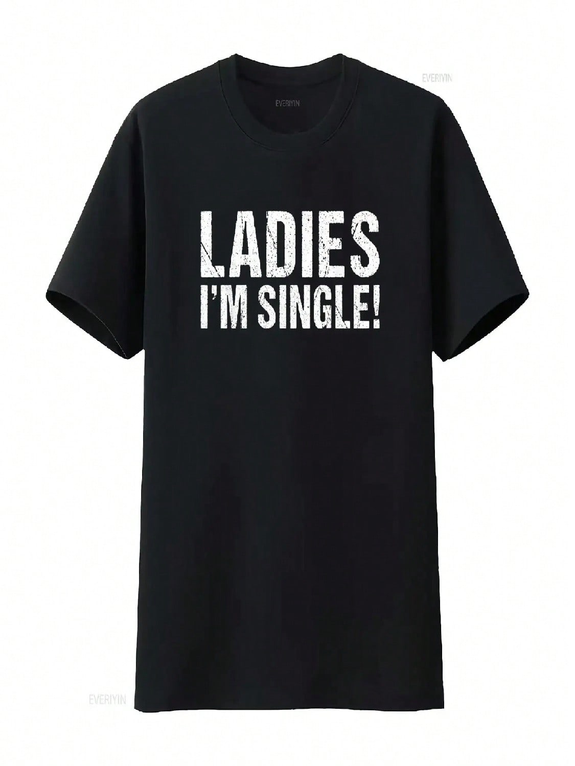 Ladies Im Single T Shirt Vintage Washed Stylish Comfortable Fashion Graphic Homme Stretched Soft Breathable S разноцветный