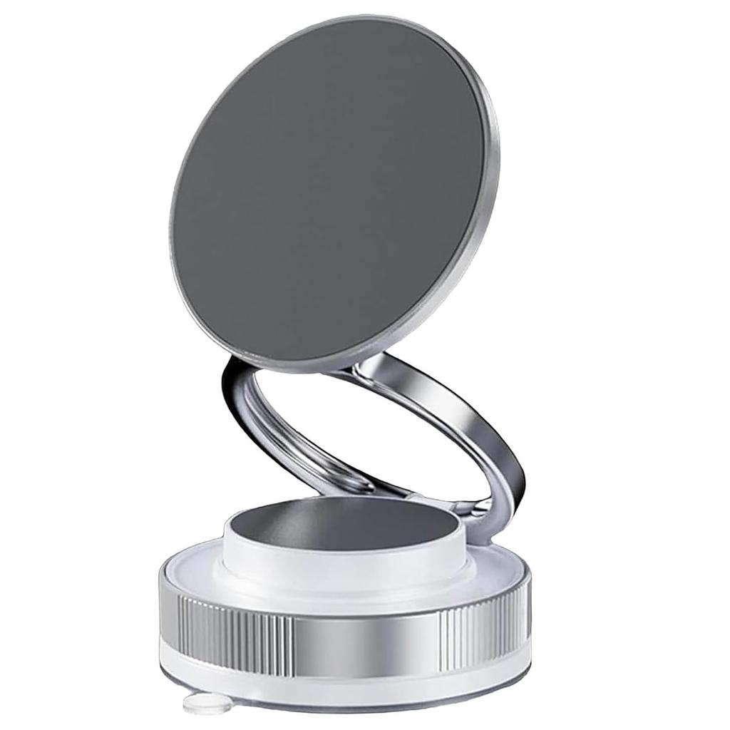 360° Adjustable Vacuum Magnetic Phone Holder, Upgraded Folding Magnetic Car Phone Holder, For Car/Gym/Mirror/Shower