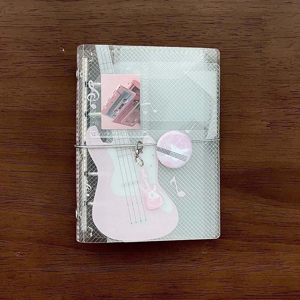 Scrapbook M5 Binder Pages Music Theme Inner Page Card Binder Photo Album Binder Refill Transparent Pages Card Organizer