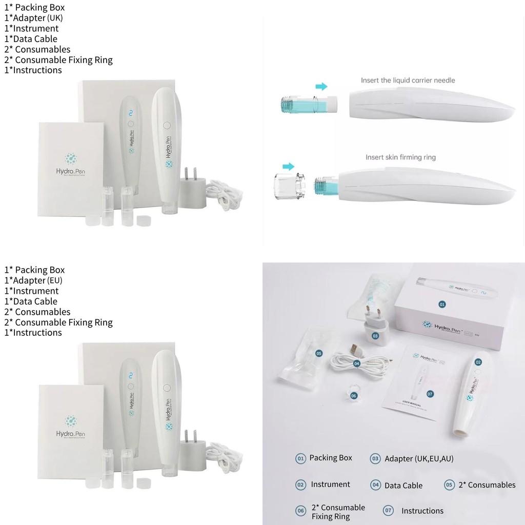 Electric Microneedle Beauty Device H2 Water Soluble Needle Hydration And Whitening System For Professional Use