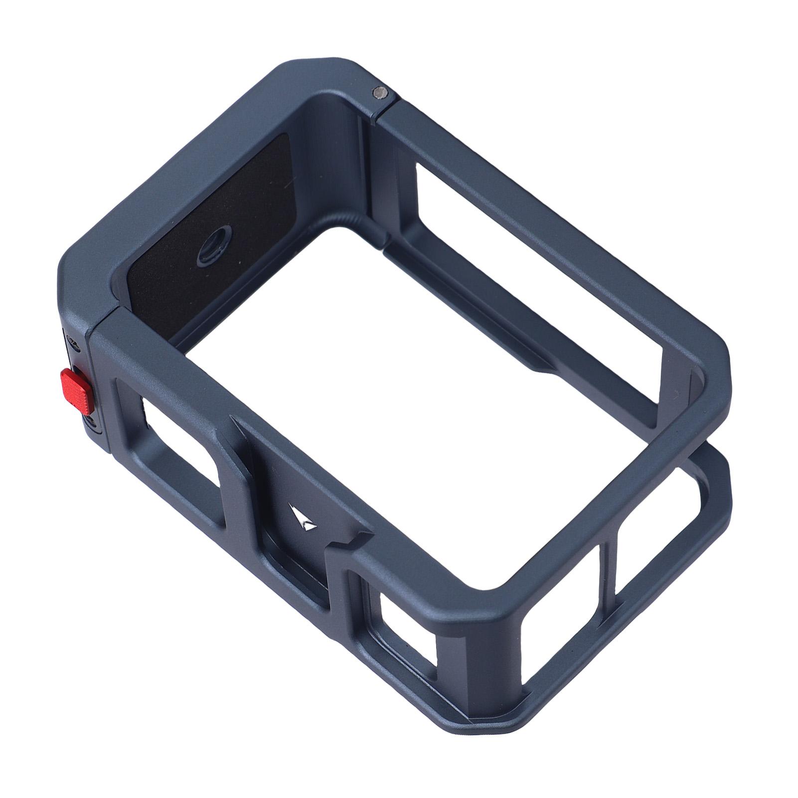 ZuiyouPet1 Camera Kooi Geschikt voor Action 5Pro 4 3 Camera Behuizing Frame Case Metaal Beschermend Video Rig Magnetische Snelsluiting 1/4 Inch Schroefdraad