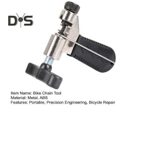 Bike Chain Tool Road Mountain Bike Chain Rivet Remover Breaker Kit Bicycle Chain Removal Installation Tool for 5/6/7/8/9/10 Speed Chain Link