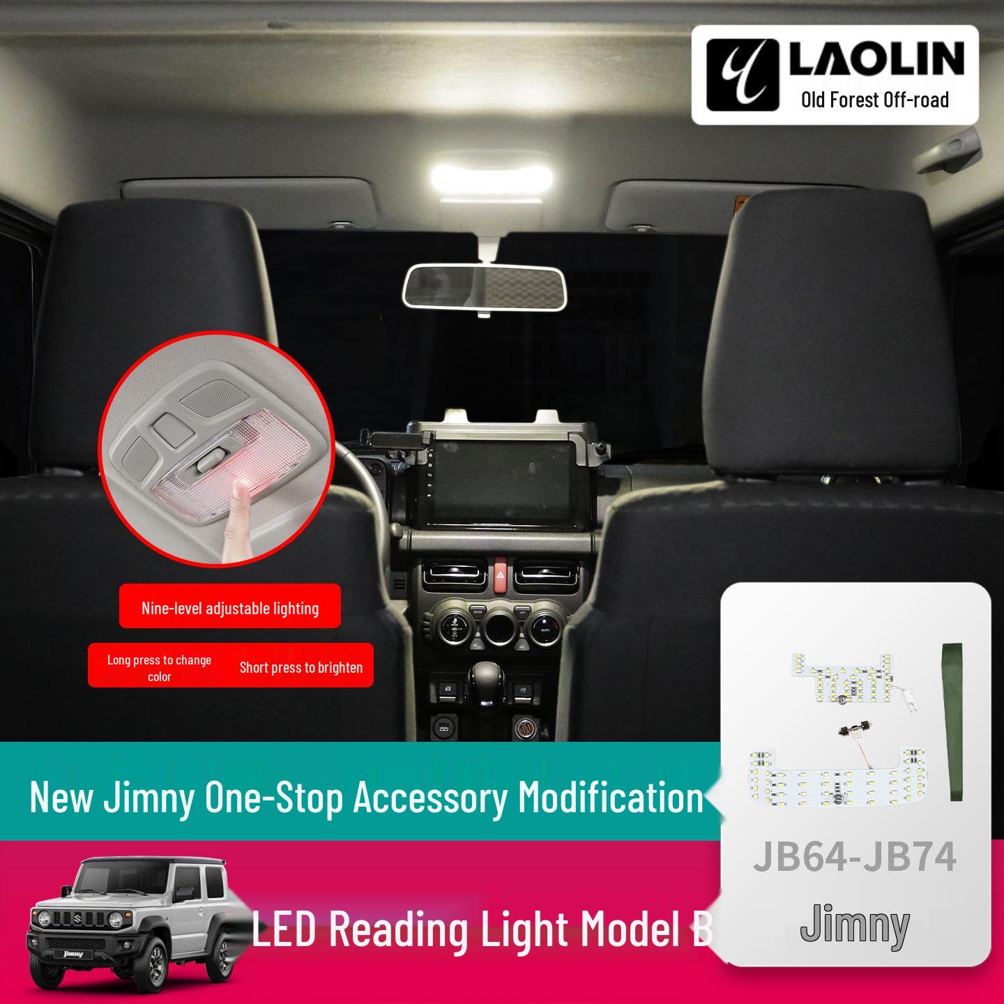 LED Interior & Trunk Light Accessories for 2019-2026 Jimny JB74 JB64-JB74
